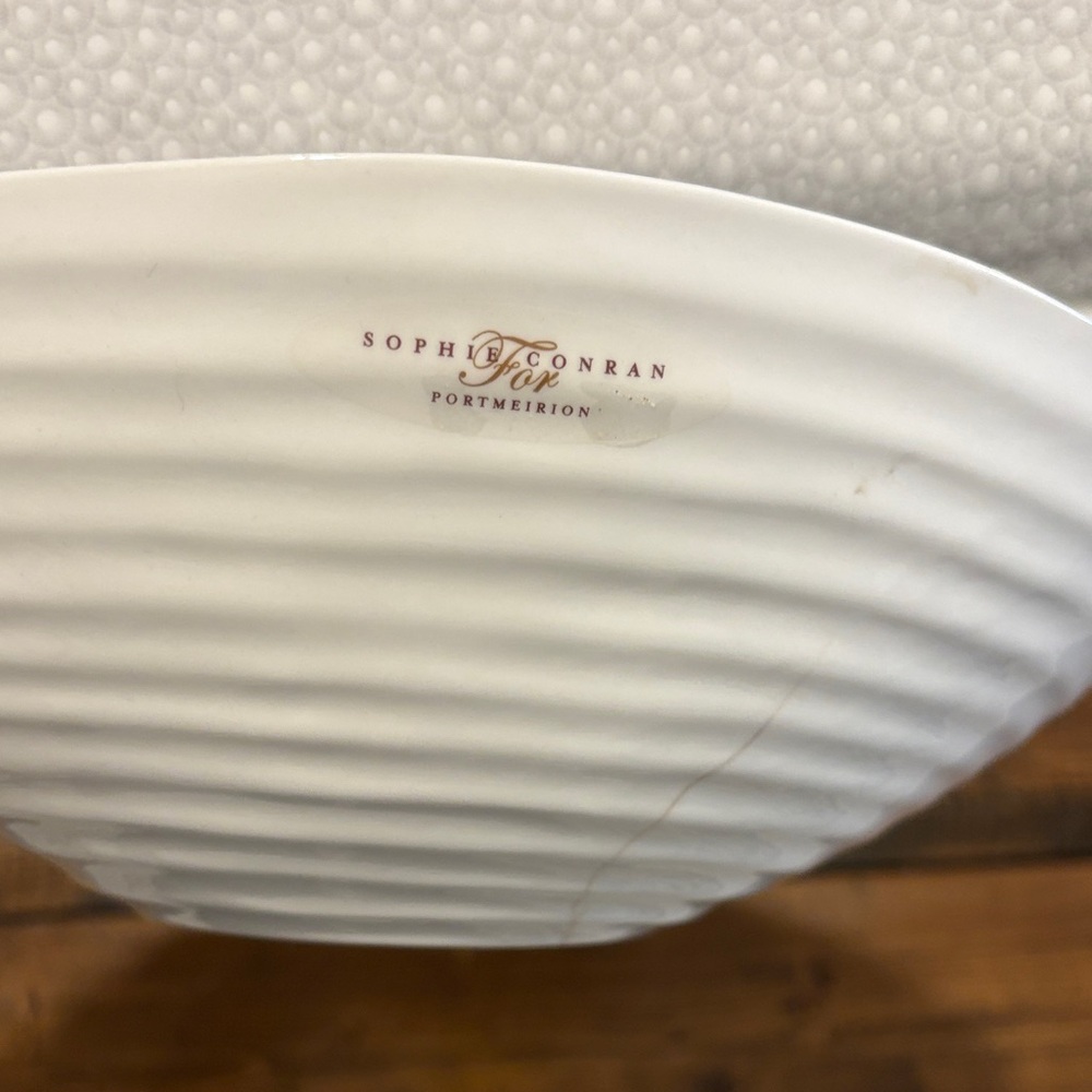 Sophie Conran for Portmeirion Textured White Bowl